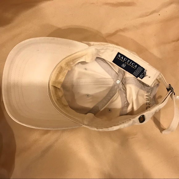 Nautica beige cotton men’s cap. - Picture 3 of 3